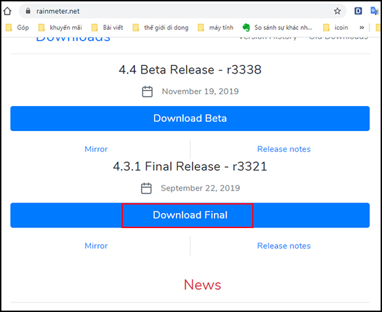 Tải 4.3.1 Final Release - r3321.